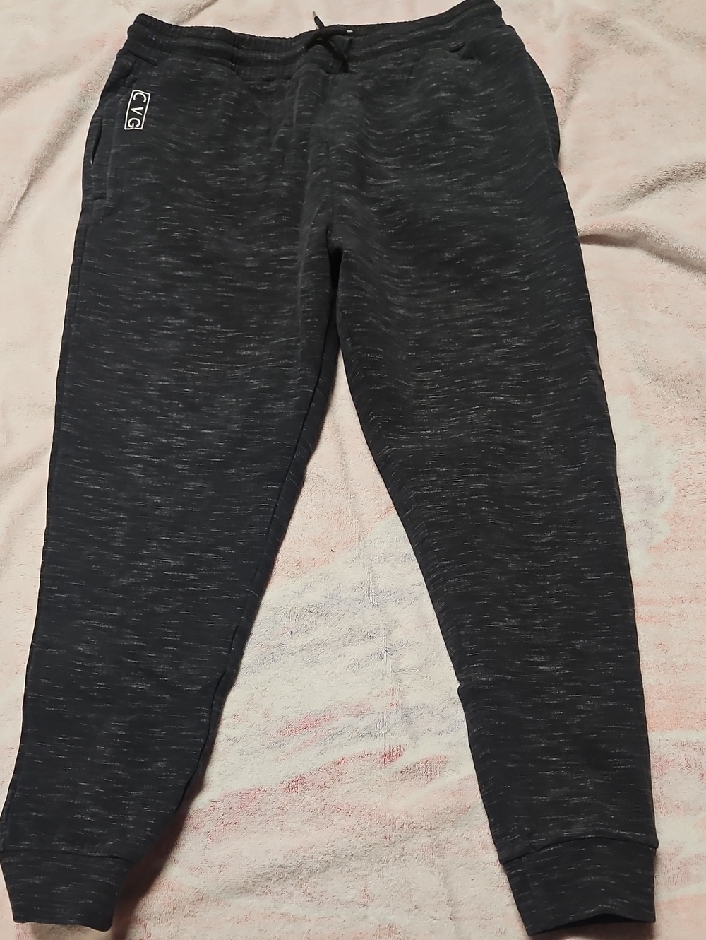 Constantly Varied Gear Black Marled Sweat Pant Joggers